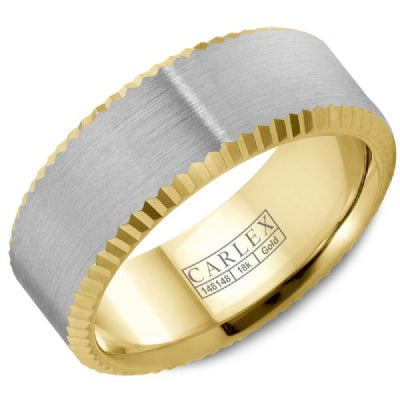 Carlex Gents Luxury Wedding Band - CROWNRING