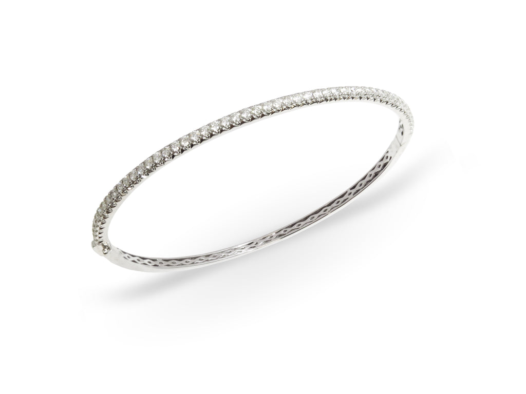 Diamond Bangle Bracelet - BRILLIANT ELEMENTS BE