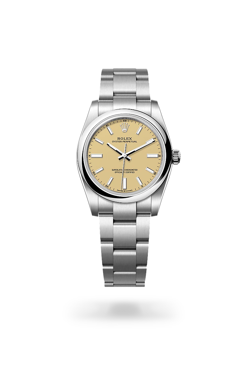 Rolex Oyster Perpetual 34 -  in Oyster, 34 mm, Oystersteel