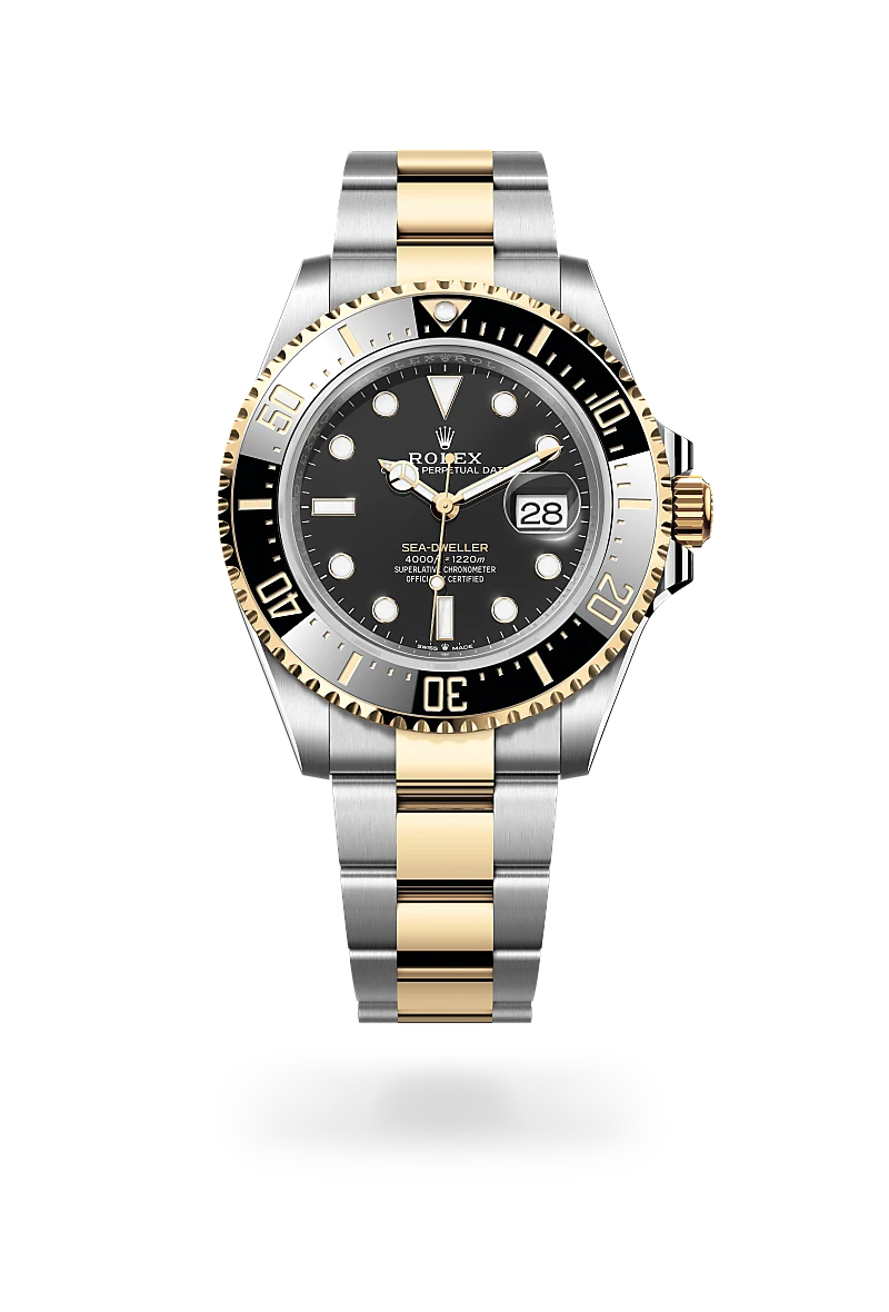 Rolex Sea-Dweller in Oyster, 43 mm, Oystersteel and yellow gold