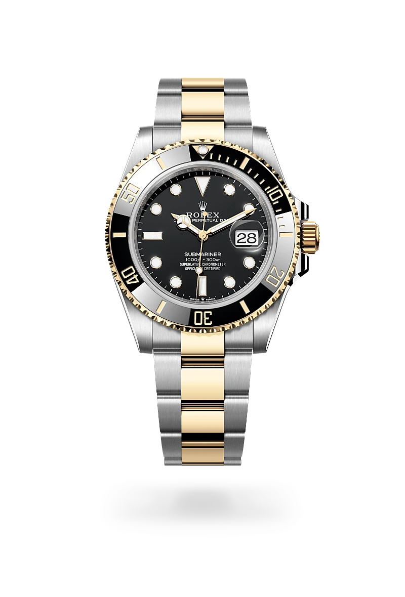 Rolex Submariner Date in Oyster, 41 mm, Oystersteel and yellow gold