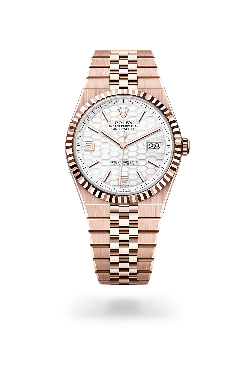 Rolex Land-Dweller 40 -  in Oyster, 40 mm, Everose gold
