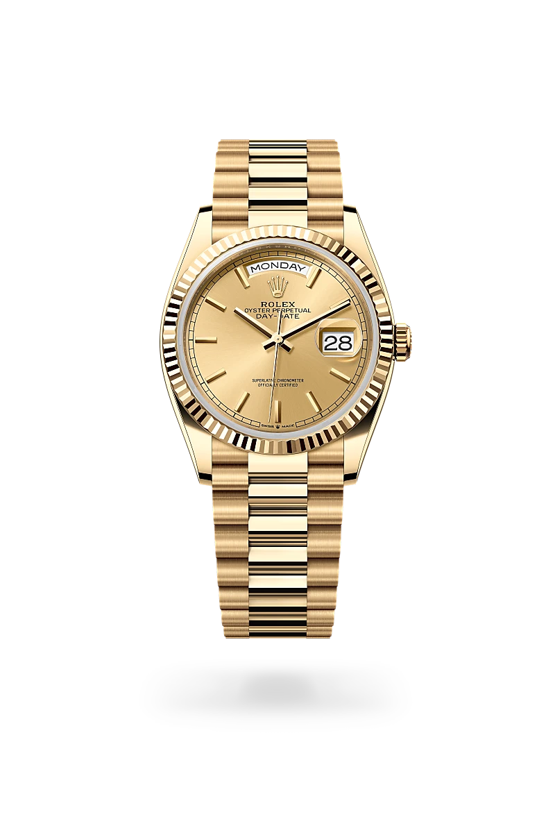 Rolex Day-Date 36 -  in Oyster, 36 mm, yellow gold