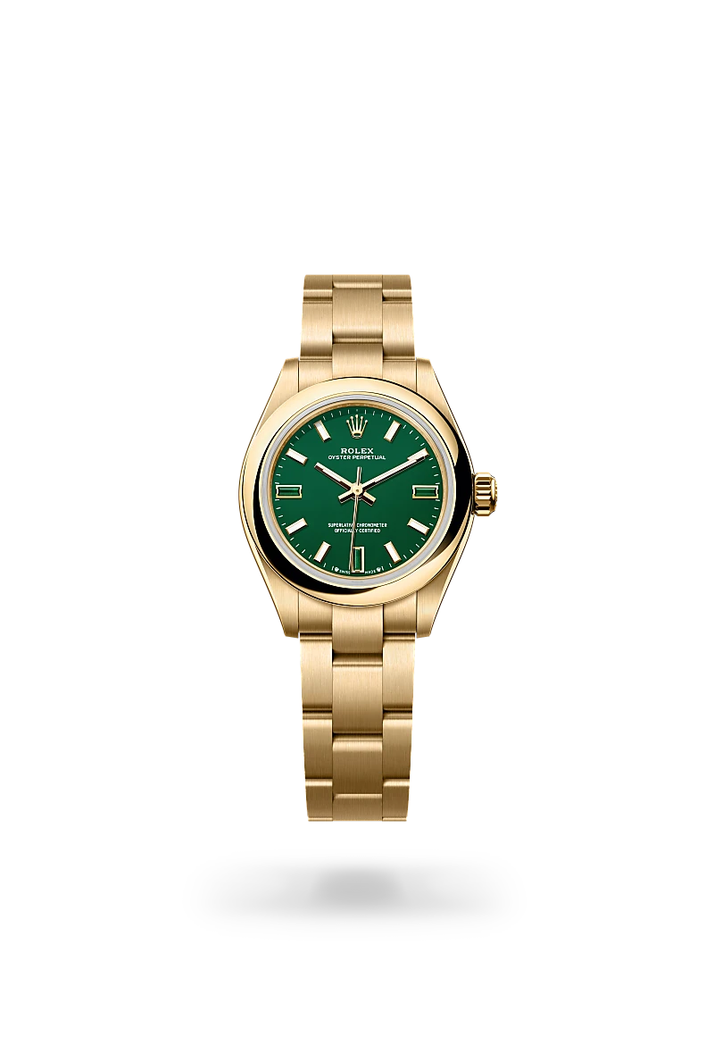 Rolex Oyster Perpetual 28 -  in Oyster, 28 mm, yellow gold