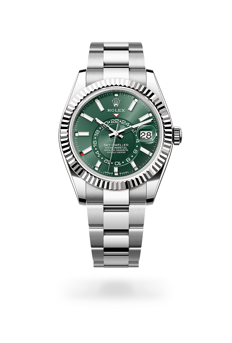 Rolex Sky-Dweller -  in Oyster, 42 mm, Oystersteel and white gold